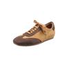 Fashion 2025 New Suede Leather Loafers Woman Round Toe Lace Up Casual Flats Shoes Outdoors Walk Fashion Shoes Flats Shoes for Women