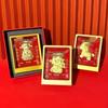 Golden God of Wealth Gold Ornament: Instant Wealth & Fortune Gift for Festivals and Business.