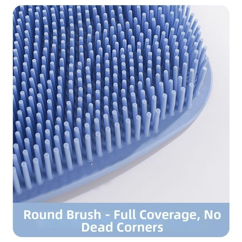 Extra-Large Back Scrubber Suction Cup Exfoliating Foot Brush stable Foot Massage Pad Shower