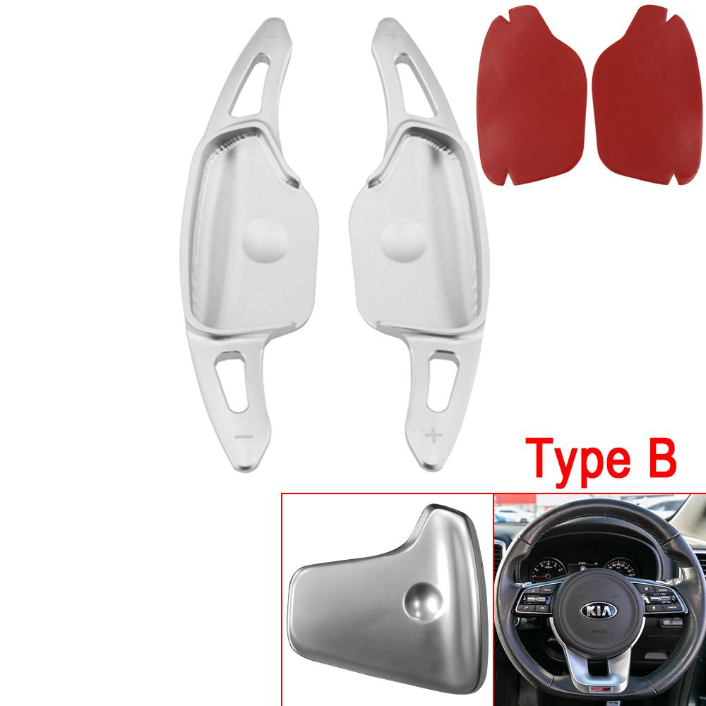 Shifter Paddle For KIA Sportage GT-Line Hybrid 2015 2016 2017 2018 2019 2020 2021 2022 Car Steering Wheel DSG Extension Stickers hbwjx00