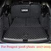 Персонализированная Alfombrilla для автомобиля, Alfombra de carga для Peugeot 5008, 5 asientos, 2017-, внутренние аксессуары