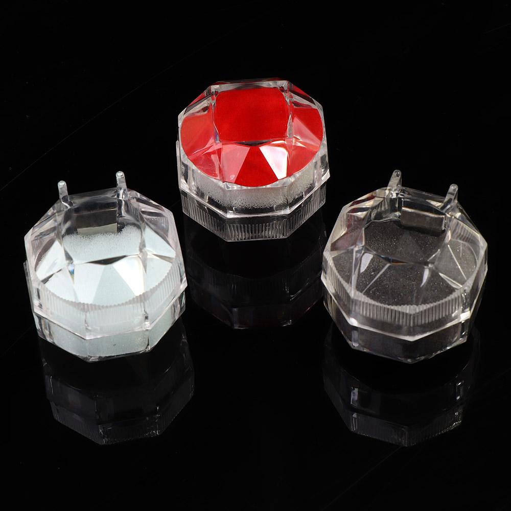 Nice Clear Crystal Beautiful Hot Organizer Display Case Jewelry Box Earrings Brooch Storage