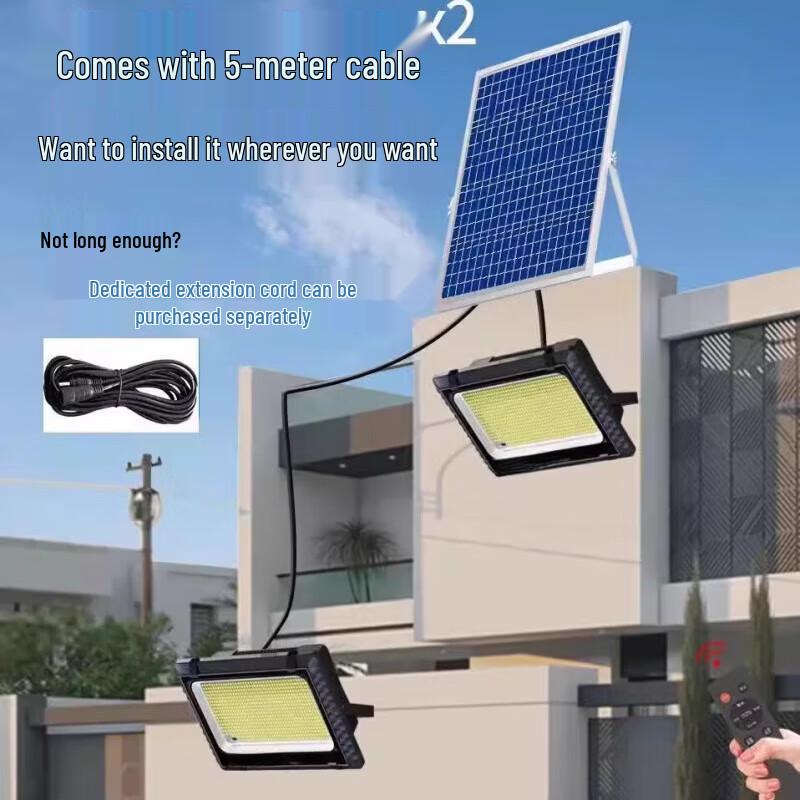 Jun Ding Ying Solar Powered Outdoor LED Courtyard Light