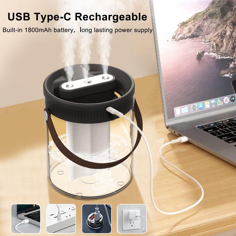 Перезаряжаемый увлажнитель с верхней заливкой Портативные умные увлажнители для спальни Увлажнитель воздуха Офис Дом