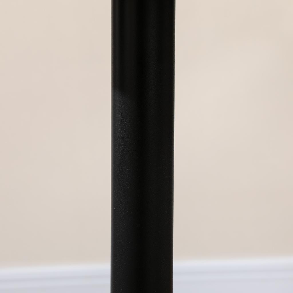 75H x diameter 70cm Two-Person Minimalistic Dining Table - Black