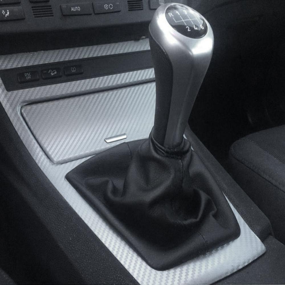 2 шт. Чехол от пыли для рычага переключения передач автомобиля для BMW 3 серии E36 E46 M3 Набалдашник Ручник Головка рычага переключения передач Черные кожаные защитные чехлы