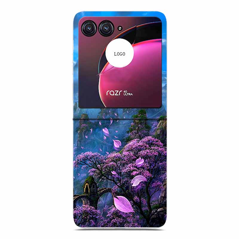 Чехол для телефона Motorola Razr 50 Ultra Case 50Ultra Прозрачный Пластик / ПК Жесткий Coque Для Moto Razr Plus 2024 Складной Чехол 6.9" Funda