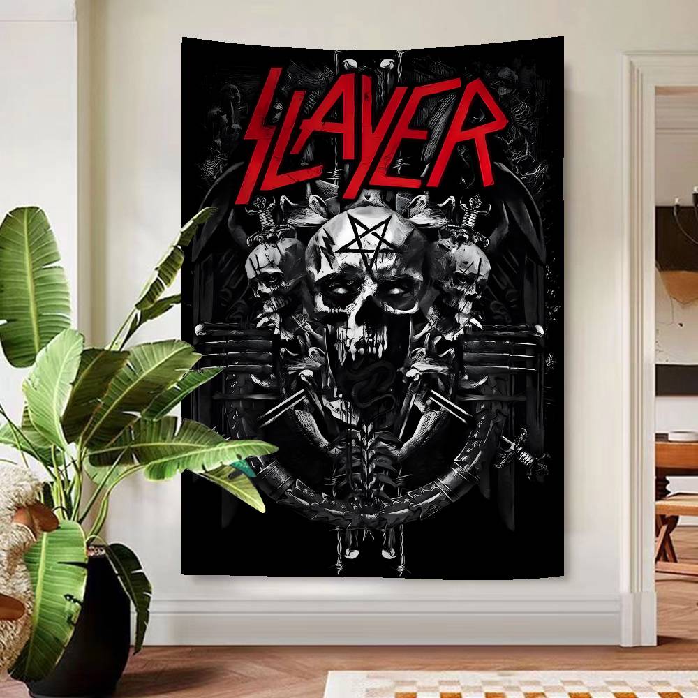 Slayer Хэви-метал Рок-группа Альбом Гобелен Художественная Печать Искусство Научная Фантастика Комната Домашний Декор Домашний Декор