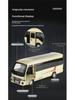 Игрушечная модель автобуса из сплава в масштабе 1/32 со звуком и светом - инерционный механизм, украшение для торта 