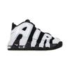 Nike Кроссовки для баскетбола детские Nike Air More Uptempo с амортизацией, средняя высота, черные с белым, для детей 3-7 лет, DQ6201-001