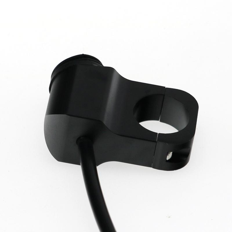 LMoDri 7/8 "22 мм мотоциклетные переключатели из алюминиевого сплава, водонепроницаемый переключатель фар и 3 провода с красной светодиодной подсветкой