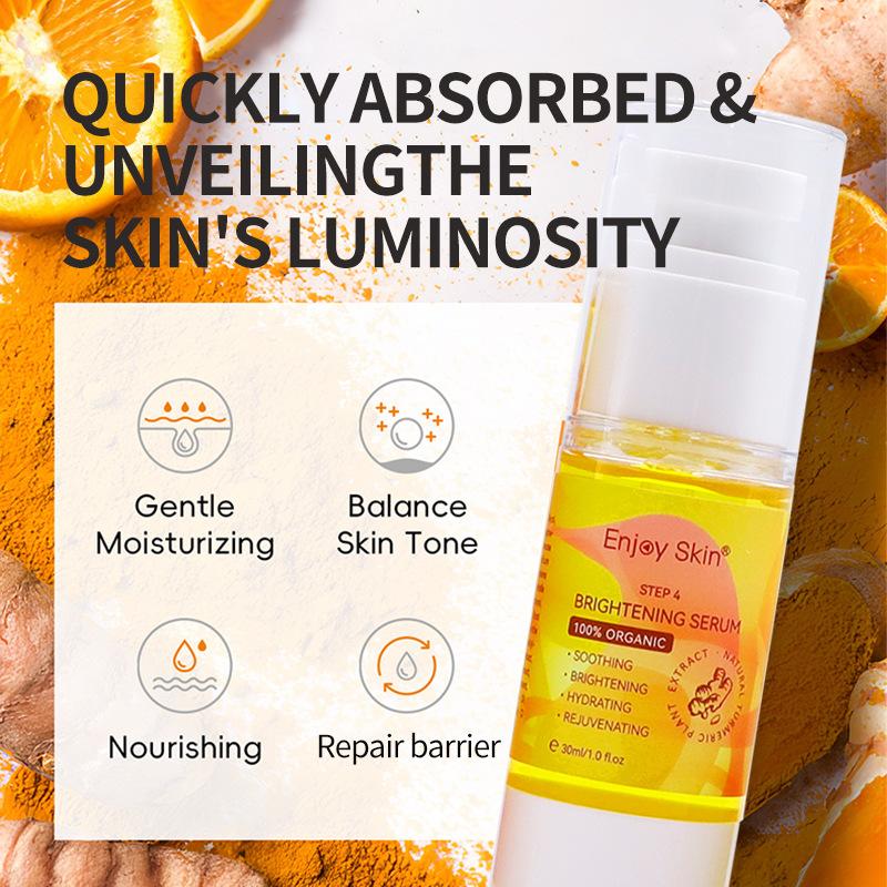 Turmeric Acne Treatment Serum for Face - Fade Dark Spots, Brighten Skin Tone, Hydrating Essence Water