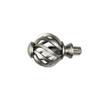 Birdcage Window Head Rods Spiral Spiral Ball Drape Accessories Elegant Curtain Rod Finials  Bedroom