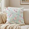Unicorn Colorful Magical Cushion Cover Breathable Organic Cushion Covers Machine Washable Wrinkle-Resistant Soft Durable