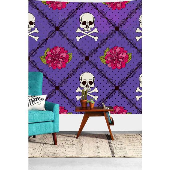 Мандала цветок гобелен гобелен с черепом карты Таро гобелен настенный художественный декоративный гобелен спальня эстетика домашнего декора