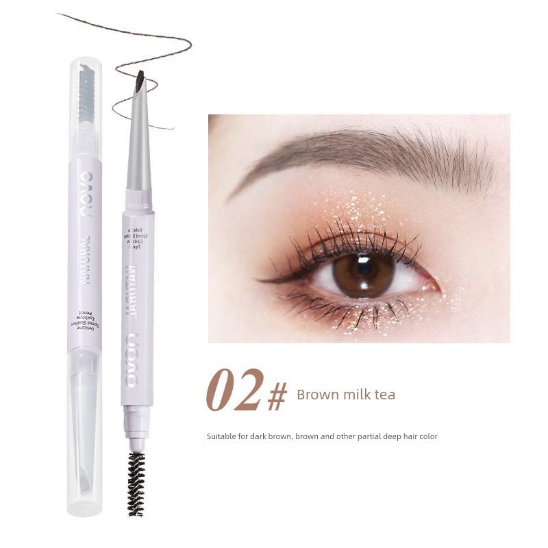 Novo Automatic Cut-Free Eyebrow Pencil Cut Eyebrow Pencil Long Lasting Waterproof Non-Decolorizing Distinct Look Wild Eyebrow Newbie Beginner