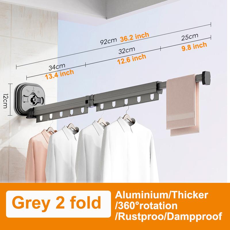 Настенная сушилка для белья с присоской, складная, экономящая место, сушилка для белья, выдвижные настенные сушилки