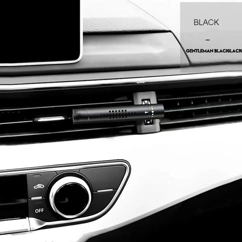 Металлический автомобильный парфюм, автомобильная ароматерапевтическая палочка, выход кондиционера, ароматерапевтический зажим, твердый автомобильный интерьер, украшение, освежитель воздуха