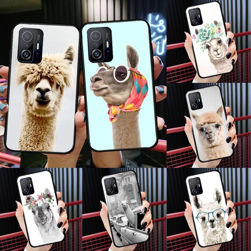 Lama Llama Alpaca Case For Xiaomi POCO X7 Pro X3 X5 X6 F3 F5 F6 M6 Pro 11T 12T 13T 14T Pro 13 14 Ultra Cover