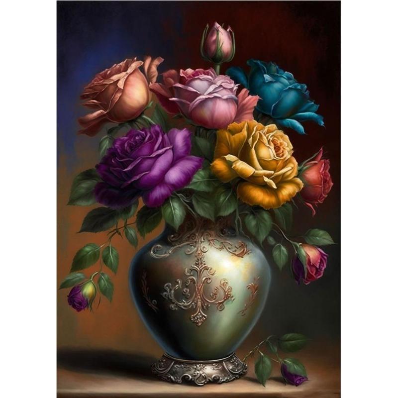 Скандинавский яркий натюрморт с цветами, флористика, постер, холст, картина, абстрактное винтажное настенное искусство для гостиной