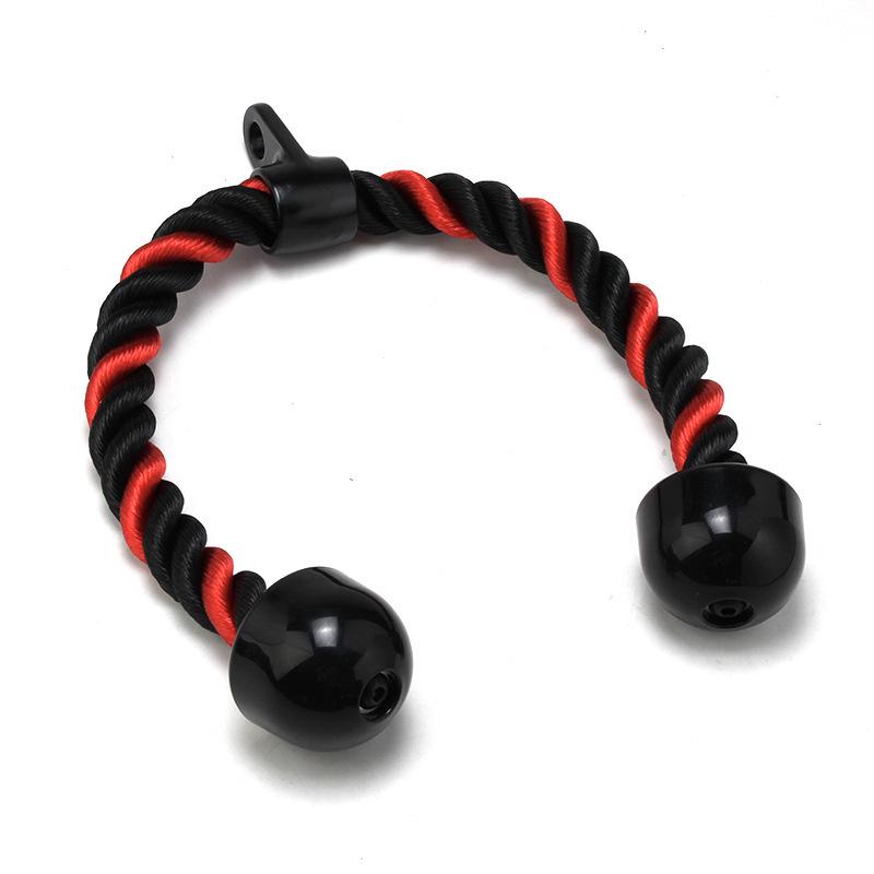 Dual-Head Triceps Trainer Pulldown Rope for Gantry Fitness Equipment