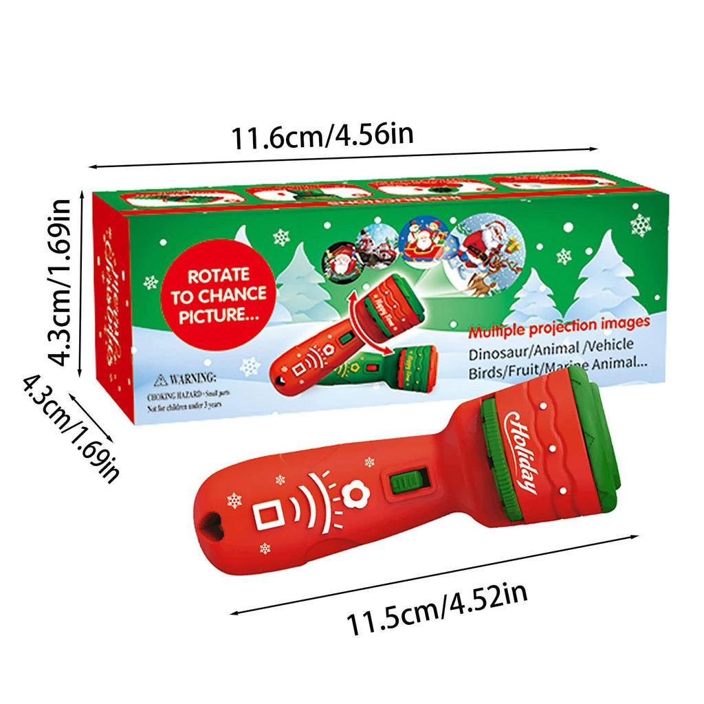 Flashlight Projector Lifelike 24 Kinds Of Design Education Christmas Tree Christmas Toys Gifts