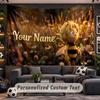 Die Biene Maja Personalized Tapestry Support Custom Name, Wall Art Home Decoration