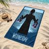 Wednesday Microfiber Beach Towel Quick Dry Sand Free Lightweight Beach Towels for Travel Swimming Camping