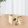 Hamster House, Gerbils Chamber Hut with Ladder, Fun Gerbil Cage Accessories for Mice