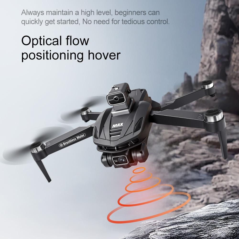 V168 Max Drone 8K Professional HD Camera with Large Screen 5G WIFI FPV Dron Brushless Optical Flow Hover Folding RC Quadcopter