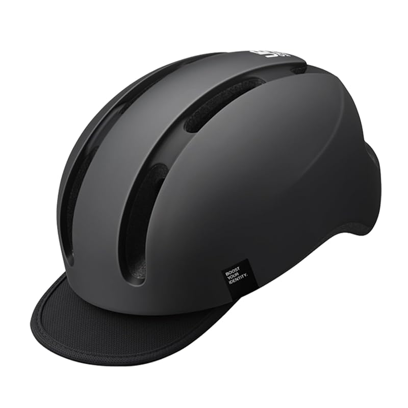KABUTO Велошлем Холщовый Городской M/L (57-59см) Матовый черный Рекомендовано JCF