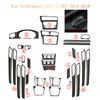 For Volkswagen Golf 7 MK7 Interior Central Control Panel Door Handle 5D Carbon Fiber Stickers Decals Car styling Accessorie