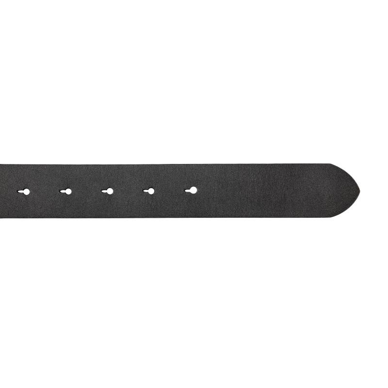 Calvin Klein Double-sided monogram buckle embossed cow leather belt men's space black width 3.5cm HC0799-001