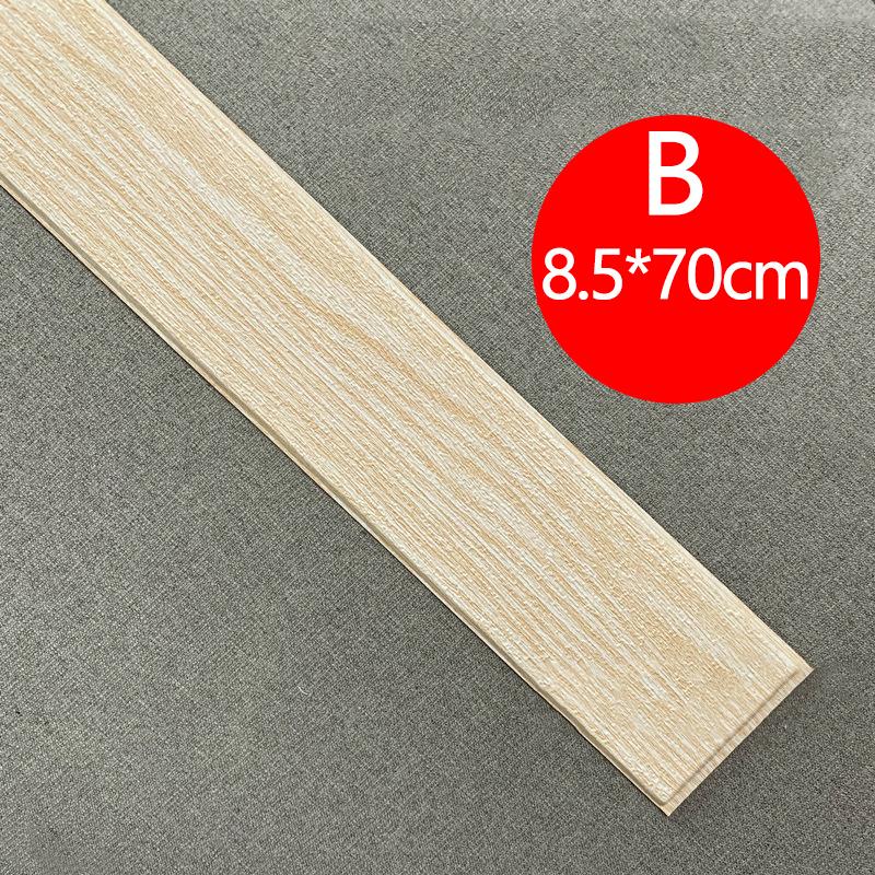 1шт пенопластовый настенный плинтус ПВХ 3D под дерево, наклейка на стену с талией, самоклеящаяся, противоударная