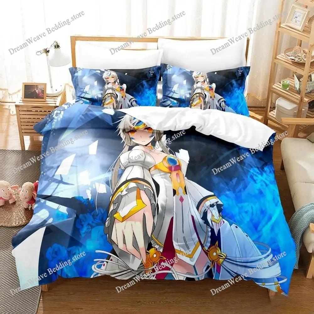 Новый комплект постельного белья Elsword Односпальный Полуторный Двуспальный Queen King Размер Комплект постельного белья для спальни Взрослый Ребенок Пододеяльник Комплекты 3D Печать Игра Аниме741