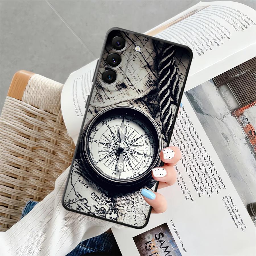 Чехол для Samsung Galaxy A52 A36 A05 A06 A25 A16 A23 A55 A37 A57 A15 A73 A51 A53 A17 Чехол для телефона A41 A13 A50 A12 A70 Ретро-карта