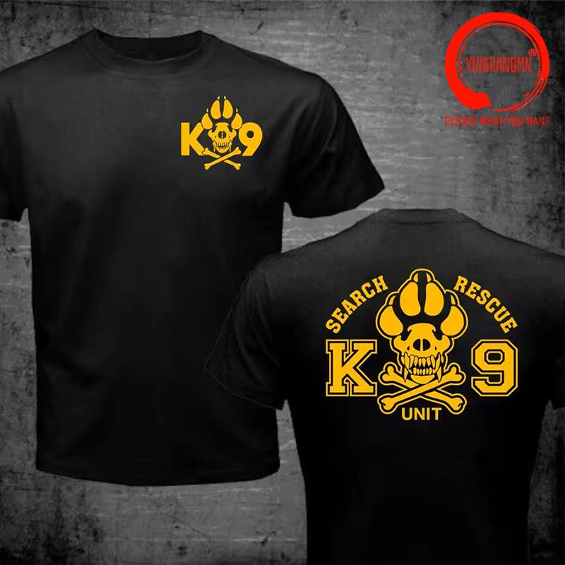 K9 Search Rescue K9 Unit T Shirt Unisex Unisex Fashion Trendy Casual Clothing Stylish Tops Tee Shirt Leisure Tshirt Unisexs Tshirt