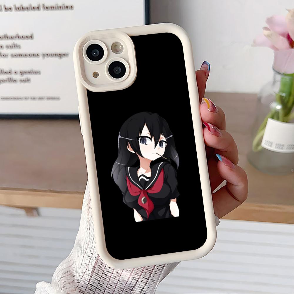 Akame Kurome Thicken TPU Mobile Phone Case for iPhone 17 16 15 14 13 12 11 Air Pro Max Plus Colorful Cover