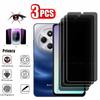 3PCS HD Clear Anti-SPY Privacy Tempered Glass Screen Protector for Redmi 14C 4G 13 13C Note 13 Pro 4G 5G Note 14 POCO X6 C75 C65 Anti-Peeping Glass