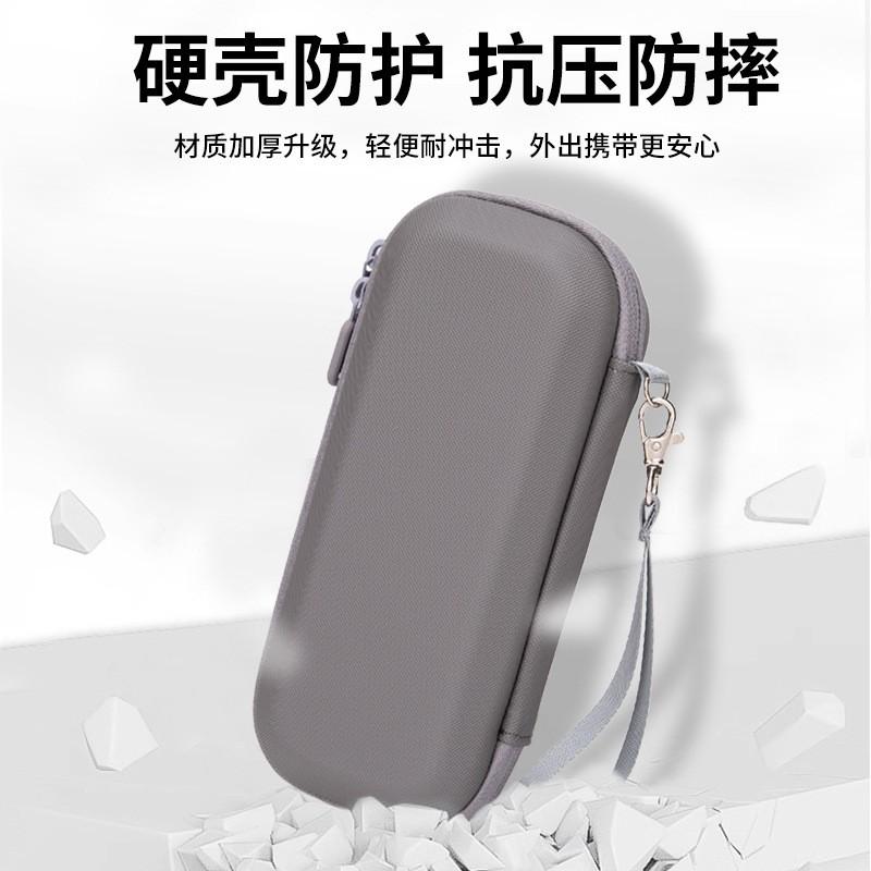 Portable PU Camera Case DJI Osmo Pocket 4 Pro With Velvet Lining Shockproof Storage Pouch Gray Black