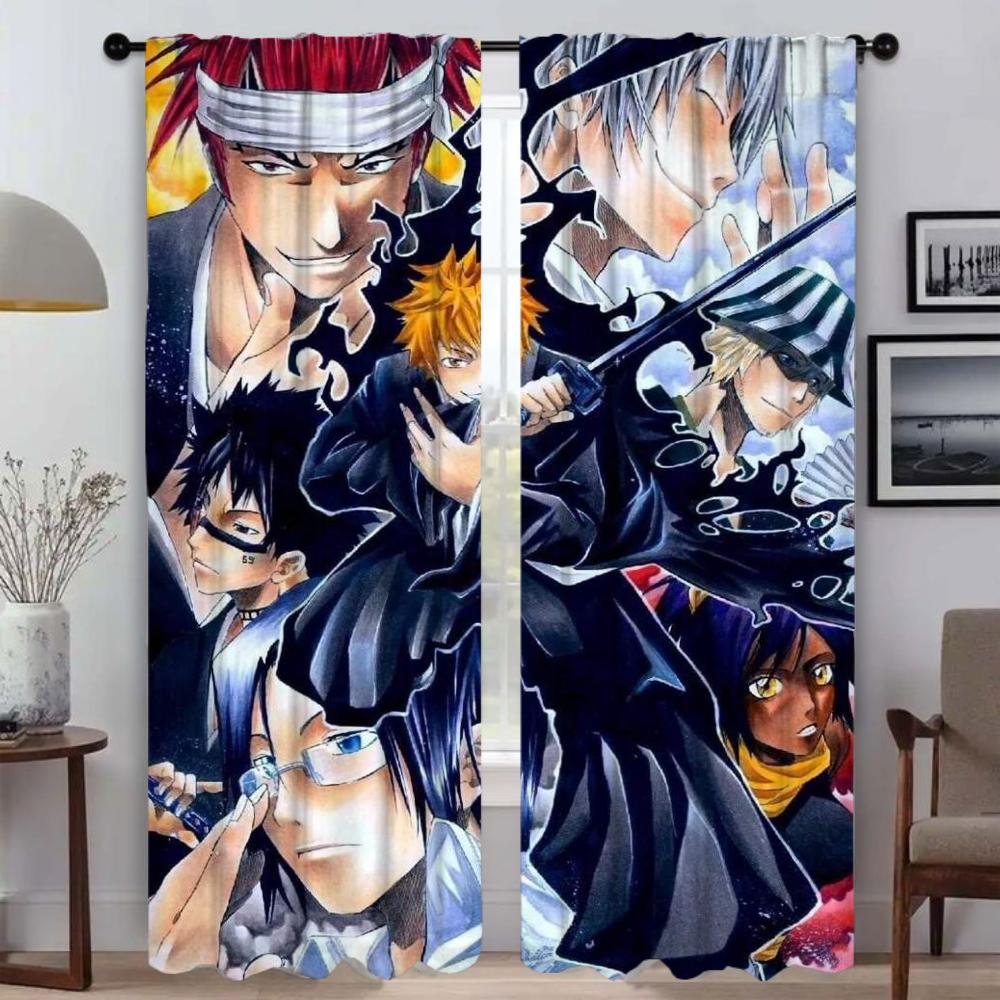 BleachS затемняющие шторы для камеры Хэллоуин украшения окна занавески для комнаты 2 панели домашнего интерьера занавески перегородка ребенок