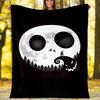 The Nightmare Before Christmas Theme Printed Blanket - Perfect for Couch, Bed, Travel & Outdoor Use | Machine Washable, Cozy & Durable.