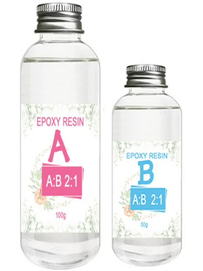 UV Epoxy Resin Set with Crystal Mold & Russian Instructions