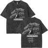 Washed Vintage Rapper Drake Face Graphic Tshirt Men Women Hip Hop Fashion Pop Music Tshirts Mens Cotton Oversized T Shirts