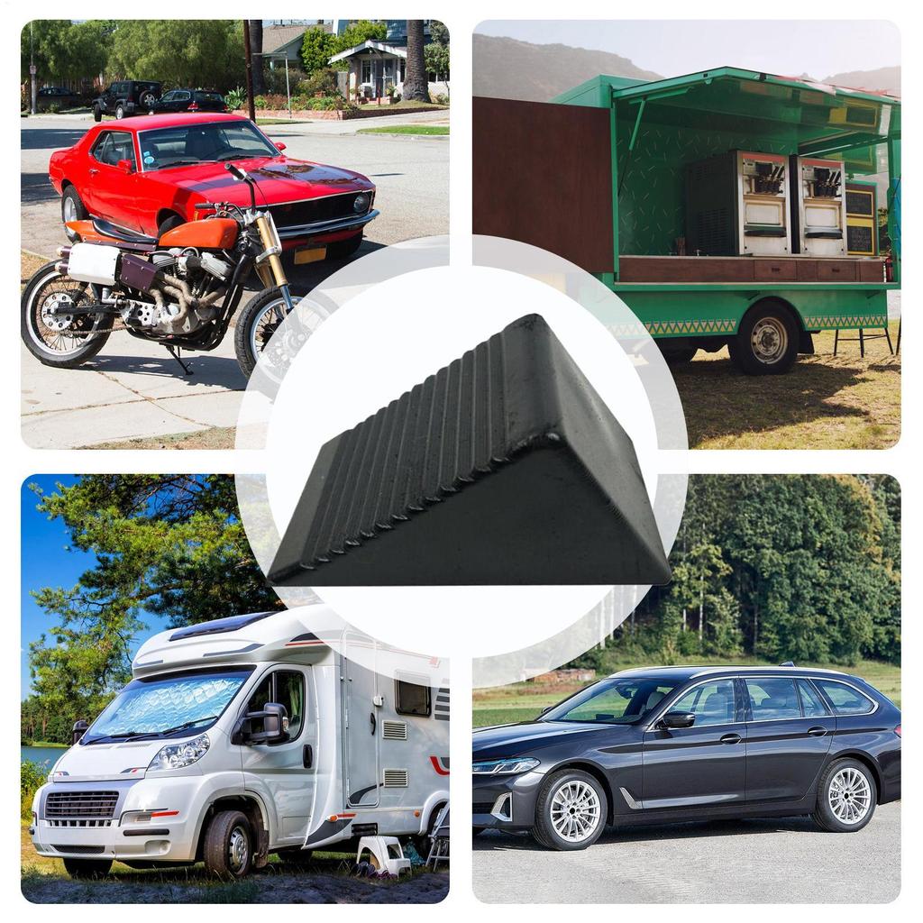 1 шт. Стопор скольжения шины Колесная колодка Прочная Подушка для надежной фиксации для автомобилей Мотоциклов Грузовиков Караванов Прицепов Колесо транспортного средства