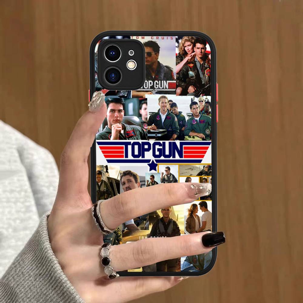 Кино-боевик T-Top G-Gun Матовый Прозрачный Чехол для Телефона Для Чехла IPhone 16 15 14 13 12 11 Pro Max X XS Max Plus