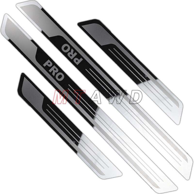 For Volkswagen Vw Golf 7 MK 6 5 4 VII Accessory Ultrathin Stainless Chrome Car Door Sill Scuff Plate Guard Pedal Protector Cover