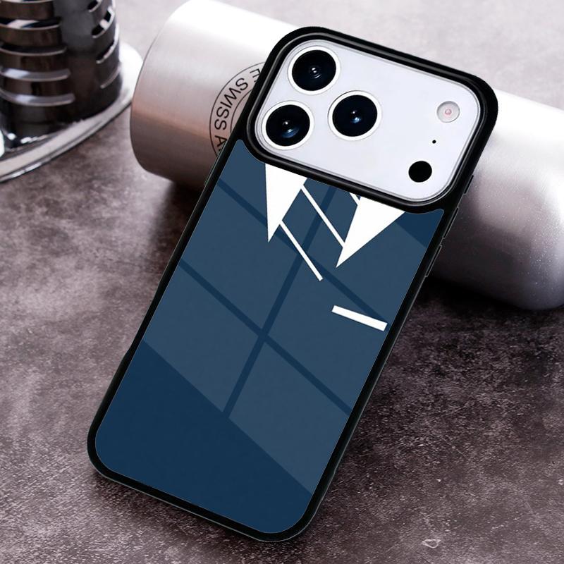 Man Suit Shirt Tie Phone Case for iPhone 17 16 15 Pro Max Air 14 13 12 11 Plus Shockproof Capa Cover
