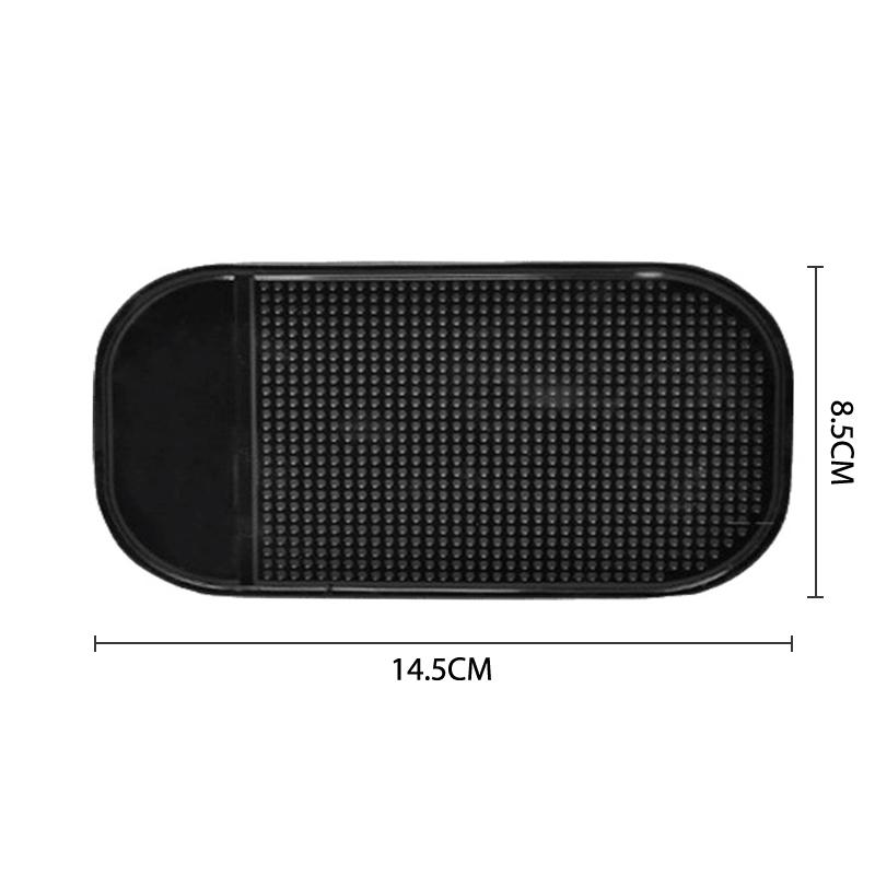 Автомобильный противоскользящий коврик, липкая подставка для телефона, черный липкий коврик, противоскользящие автомобильные аксессуары