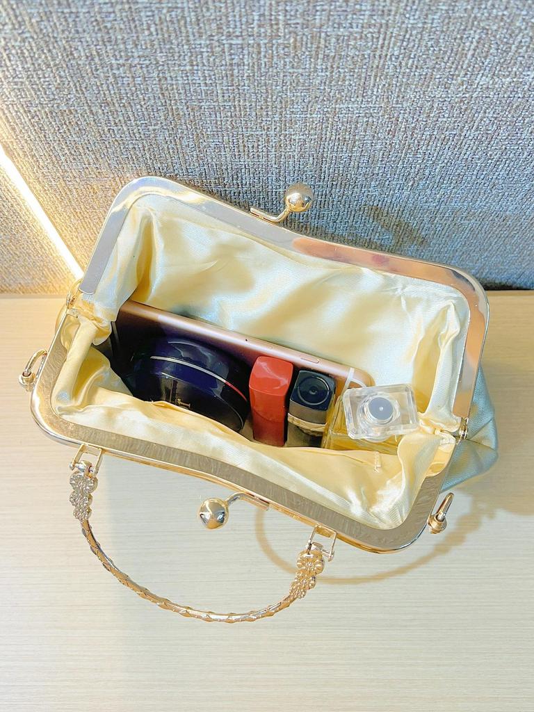 French Fairy Diamond Inlaid Banquet Bow Evening Crossbody Bag